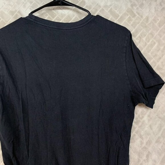 Polo Ralph Lauren Mens Medium Slim Fit T-Shirt Black Red Pony Short Sleeve *flaw - Picture 15 of 16